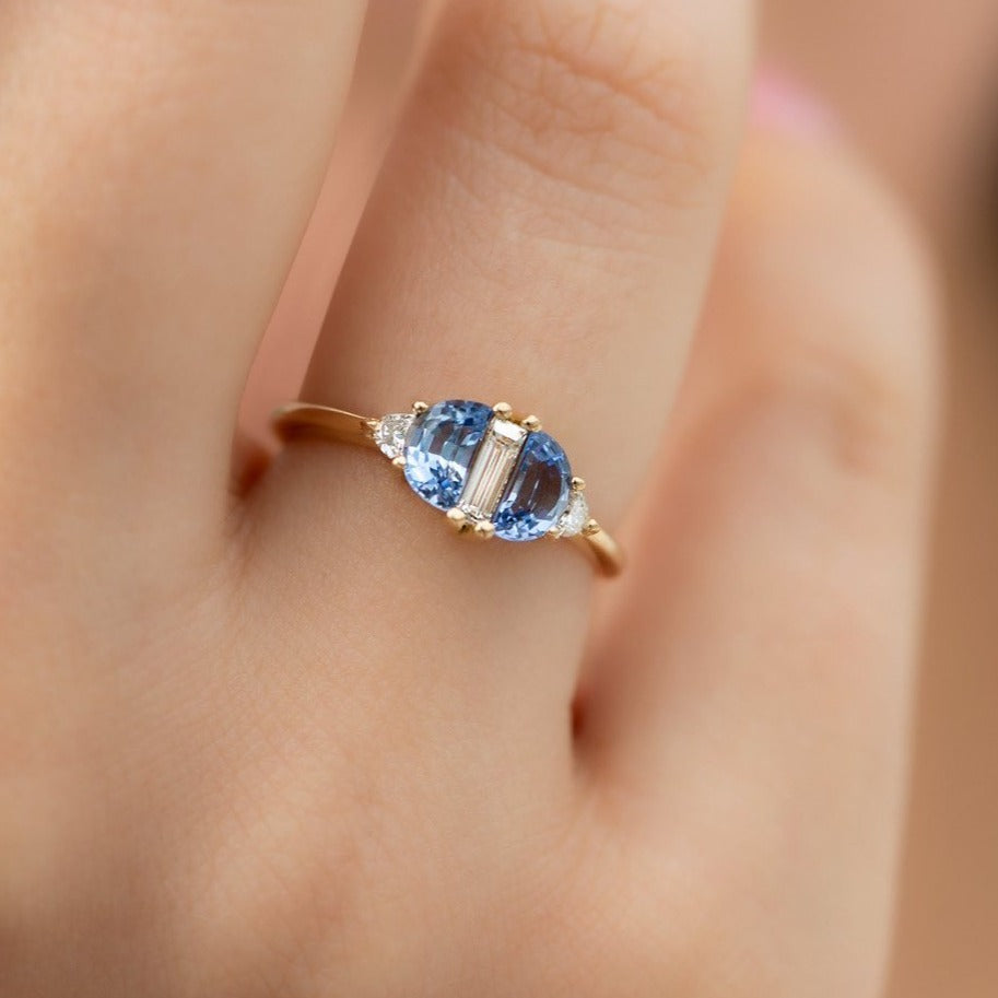2.5Ct White Baguette Cut Solitaire Ring | Wedding Ring For Bridal | Promise Ring For Her | Designer Ring