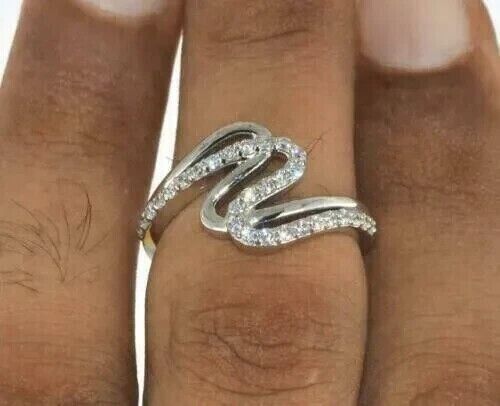 2.30Ct White Round Cut Pave Band Ring | Party Wear Band Ring | Fashion Jewelry