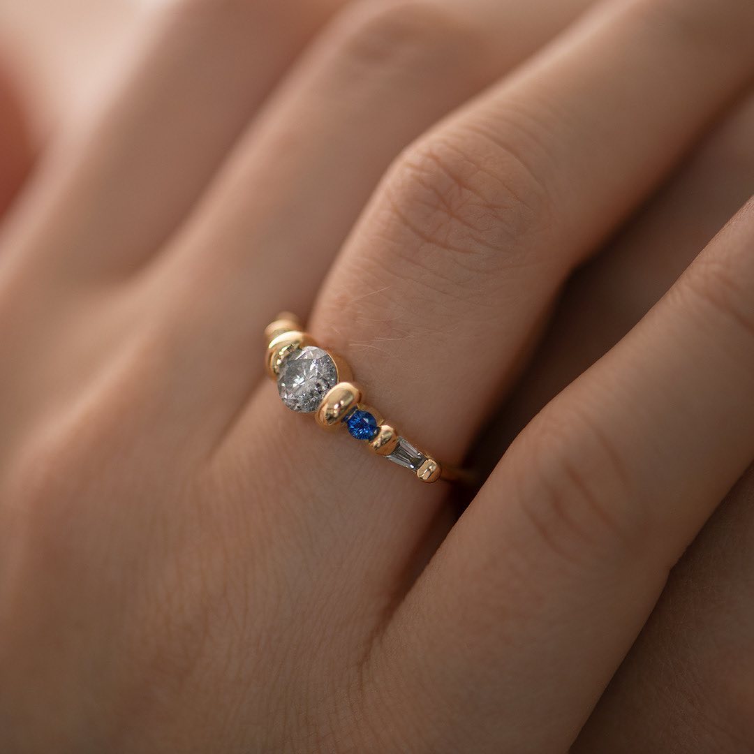 2.30Ct White Round Cut Bar Ring | Proposal Ring For Her | Minimalist Ring For Women