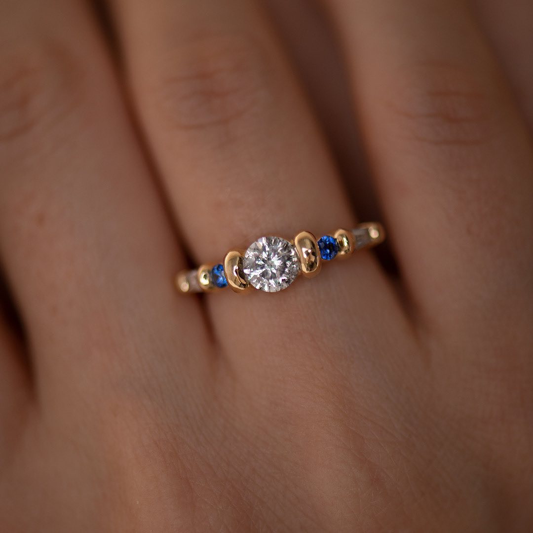 2.30Ct White Round Cut Bar Ring | Proposal Ring For Her | Minimalist Ring For Women