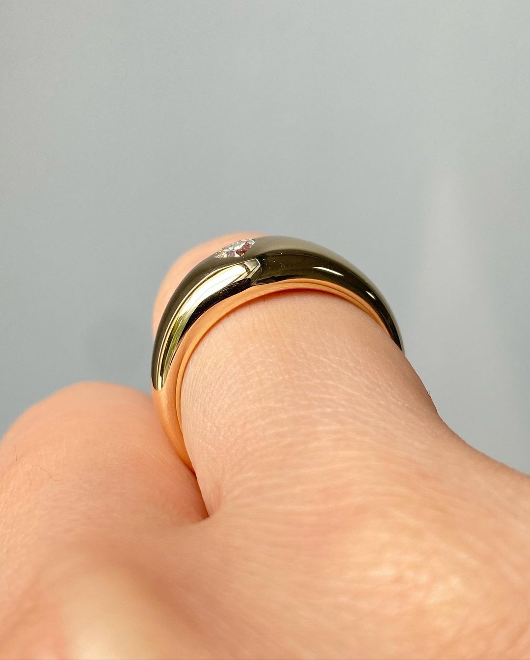 2.1Ct White Heart Cut Bezel Ring For Her | Engagement Promise Ring For Fiancee | Valentine's Day Gift Ring | Single Stone Ring