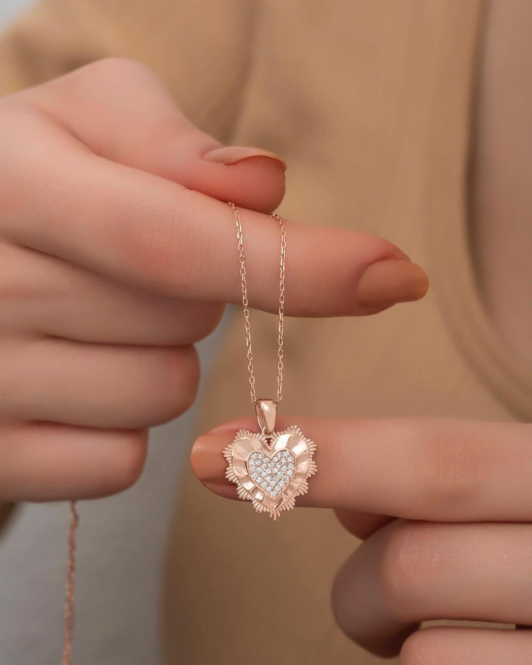 Heart Shape 2.50Ct White Round Cut Cluster Pendant | Special Event Wear Pendant | Personalized Gift Pendant | Lovable Pendant For Girlfriend