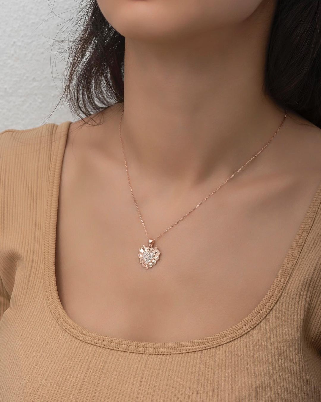 Heart Shape 2.50Ct White Round Cut Cluster Pendant | Special Event Wear Pendant | Personalized Gift Pendant | Lovable Pendant For Girlfriend