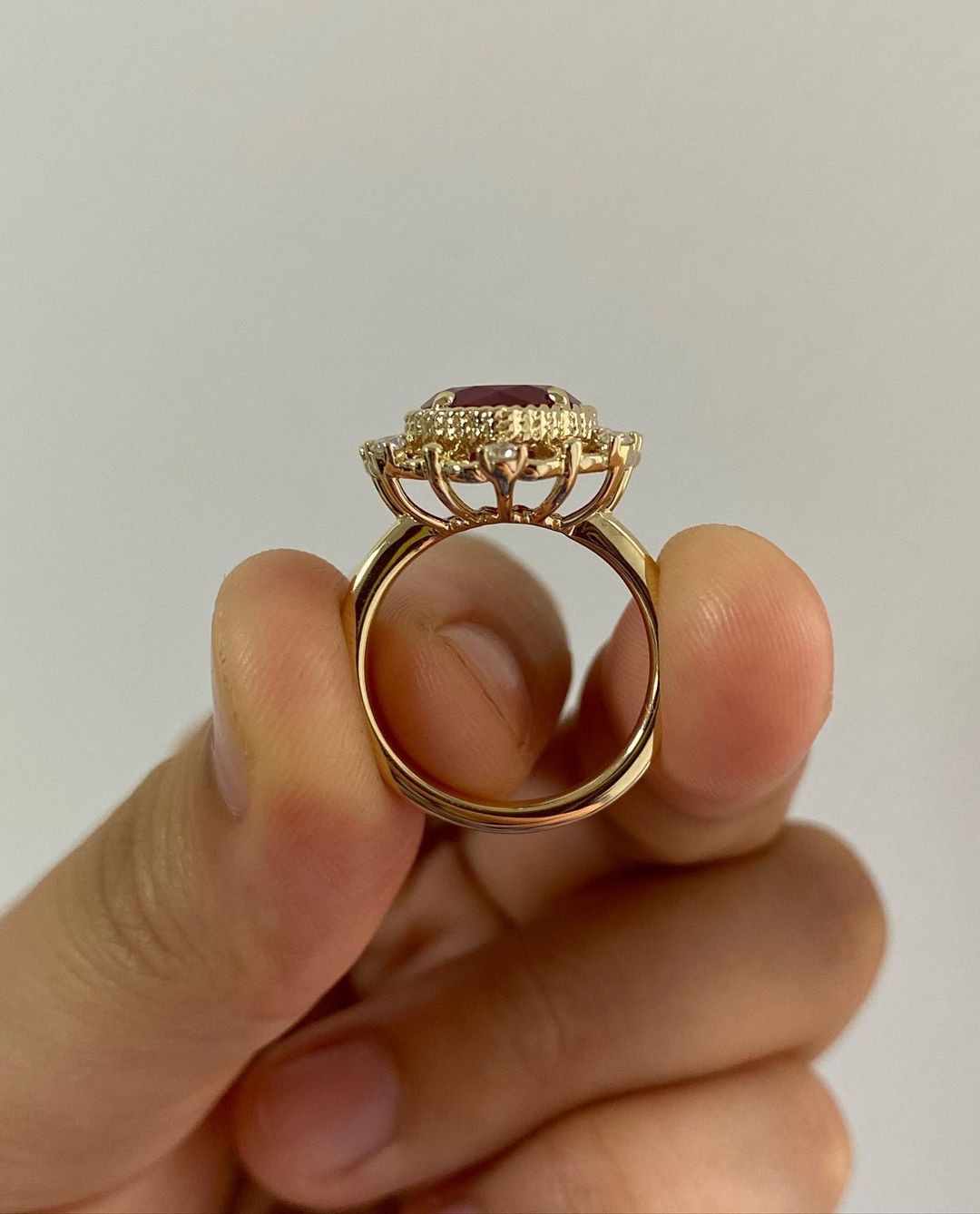 2.80Ct Red Heart Cut Solitaire Ring | Proposal Ring For Girlfriend | Birthday Gift Ring For Wife