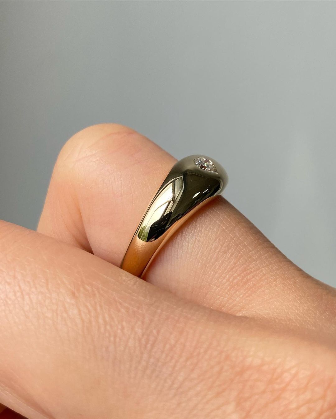 2.1Ct White Heart Cut Bezel Ring For Her | Engagement Promise Ring For Fiancee | Valentine's Day Gift Ring | Single Stone Ring