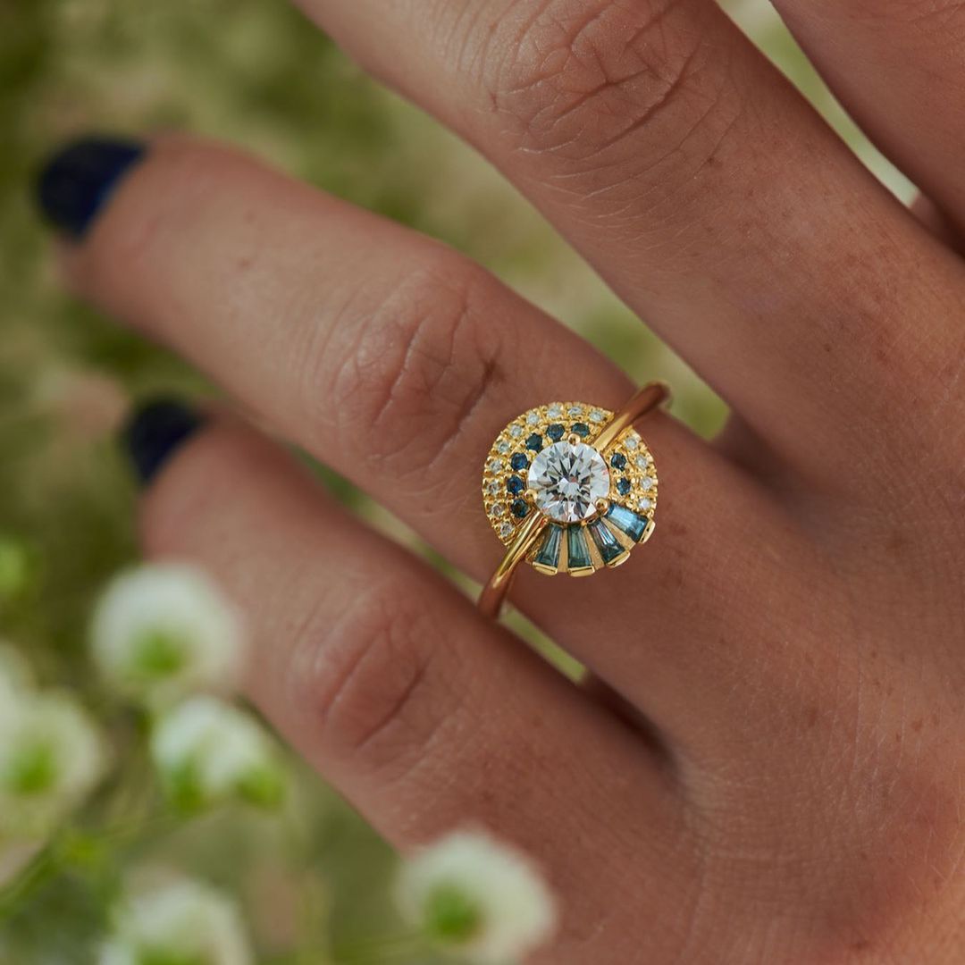 2.1CT White Round Cut Solitaire Ring | Party Wear Ring | Engagement Wedding Ring | Designer Ring
