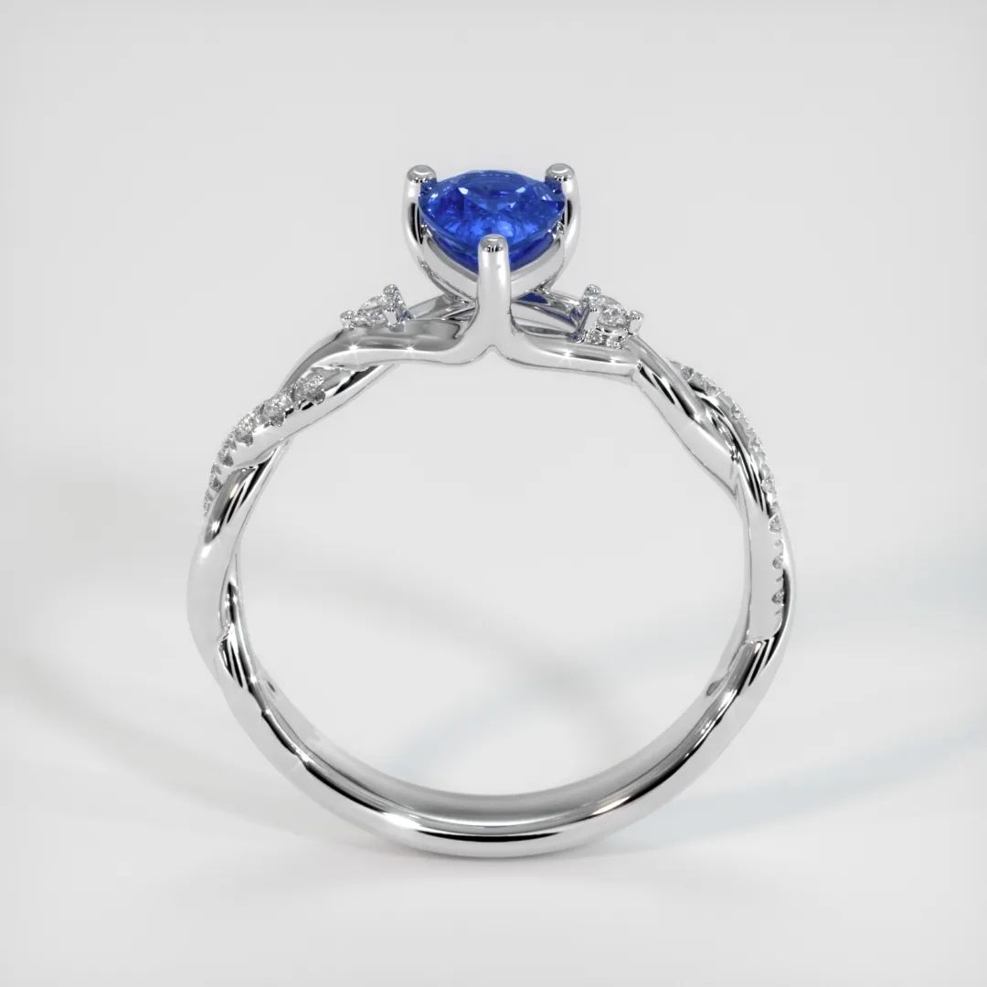 3.1Ct Blue Pear Cut Solitaire Ring | Wedding Gift Ring For Bridal | Proposal Ring For Girlfriend | Designer Ring For Women