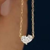 2.70Ct White Pear Cut Two Stone Pendant | Everyday Wear Pendant | Thank you Gift Pendant For Her | Beautiful And Charming Pendant