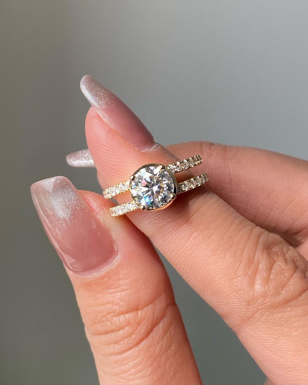 2.70Ct White Round Cut Solitaire Ring | Birthday Gift Ring | Delicate Solo Diamond Ring