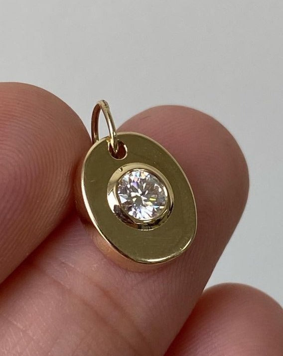 2.77Ct White Round Cut Bezel Pendant | Daily Wear Pendant For Her | Women Jewelry | Classic Pendant | Birthstone Pendant