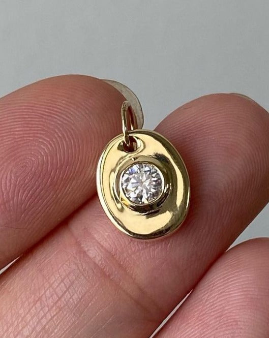 2.77Ct White Round Cut Bezel Pendant | Daily Wear Pendant For Her | Women Jewelry | Classic Pendant | Birthstone Pendant