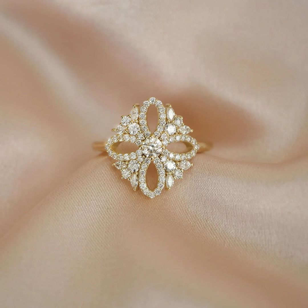 1.8Ct White Round Cut Solitaire Ring | Party Wear Ring For Women | Fashionable Ring | Designer Ring
