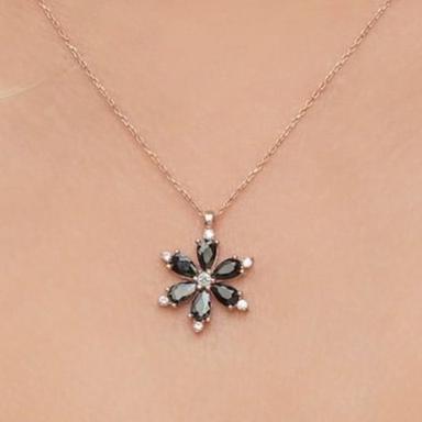Flower Shape 2.20Ct White Round Cut Prong Pendant | Special Event Wear Pendant | Stylish Pendant For Her | Women Jewelry