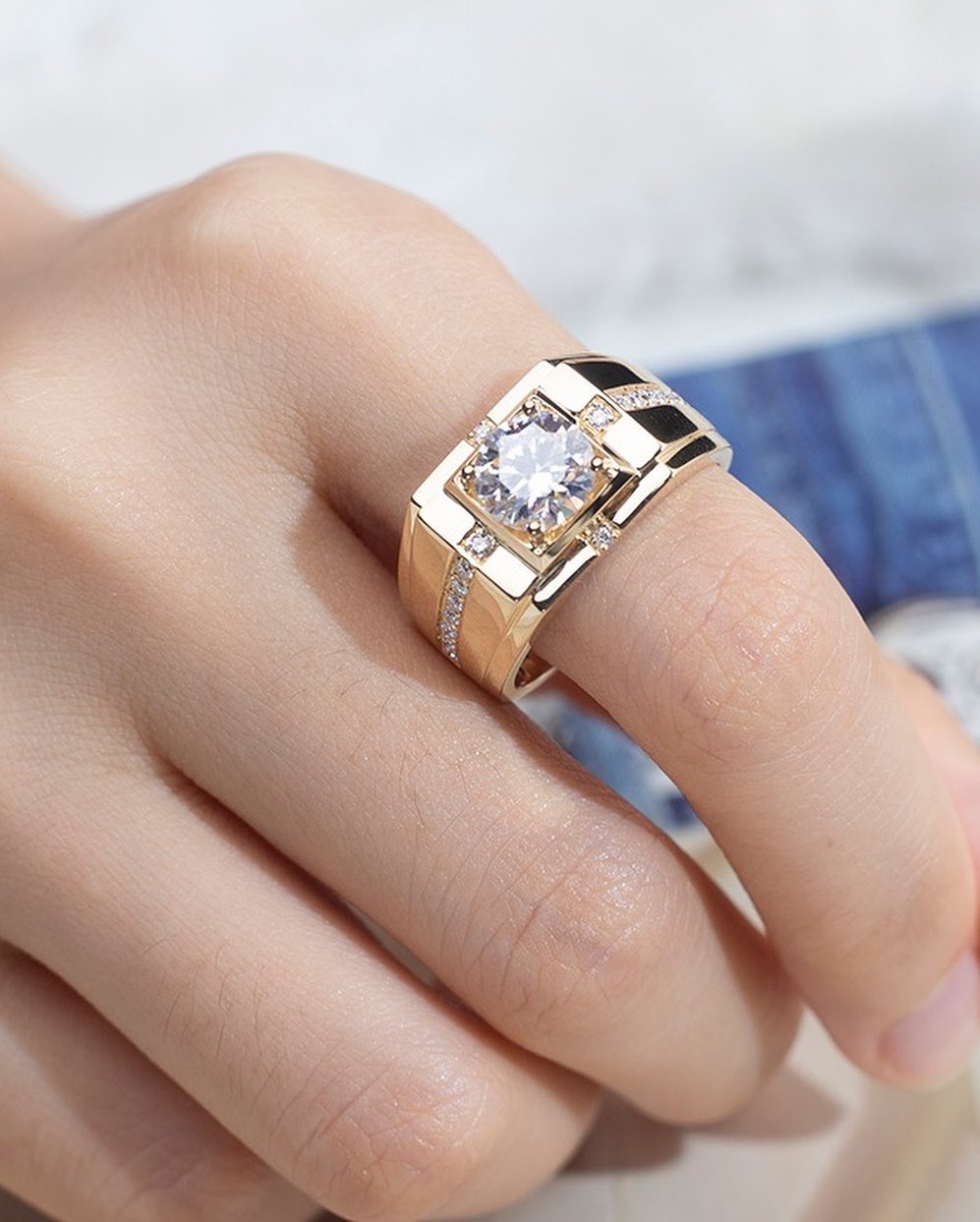 2.6Ct White Round Cut Solitaire Ring| Wedding Ring For Men | Proposal Ring | Elegant Ring