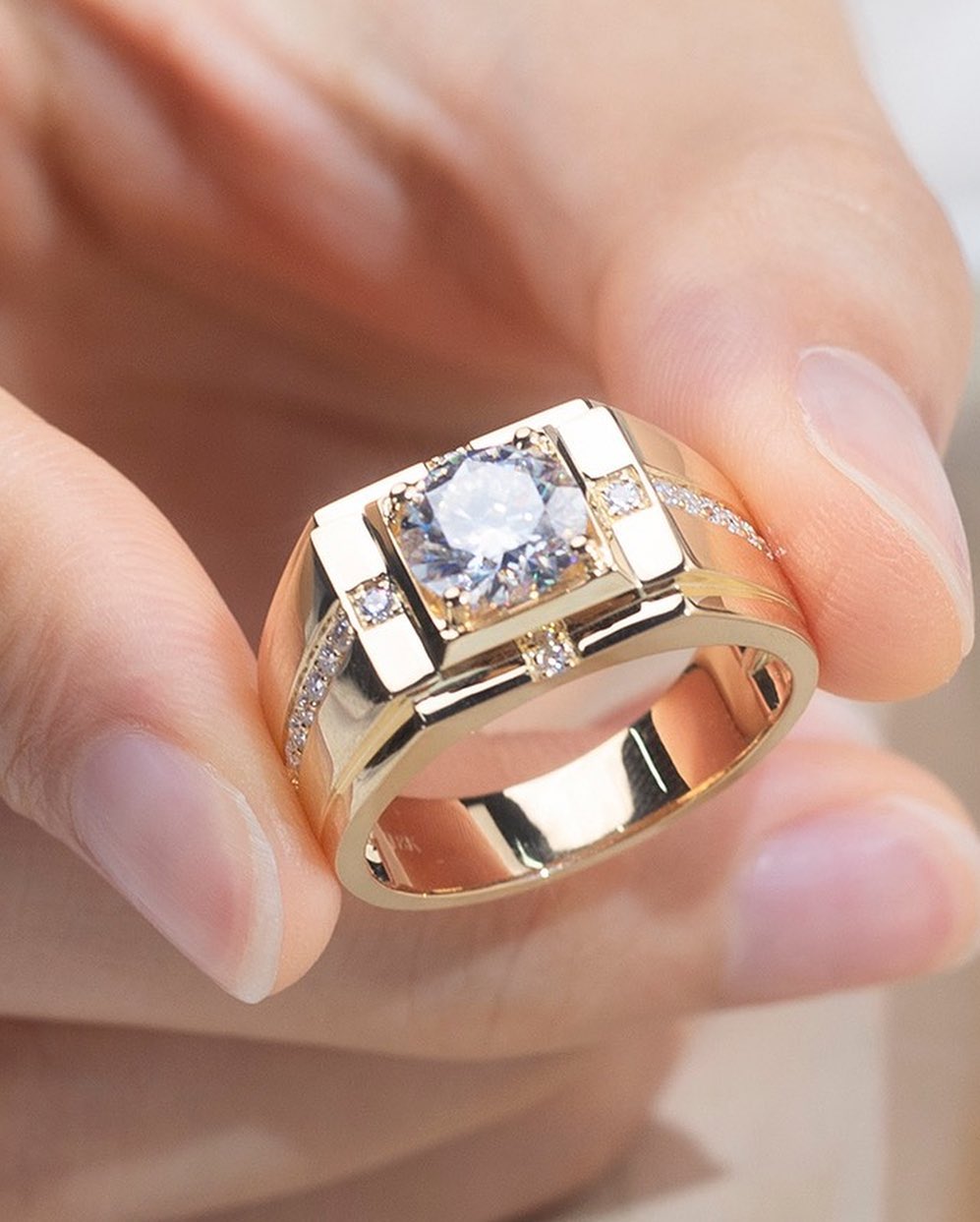 2.6Ct White Round Cut Solitaire Ring| Wedding Ring For Men | Proposal Ring | Elegant Ring