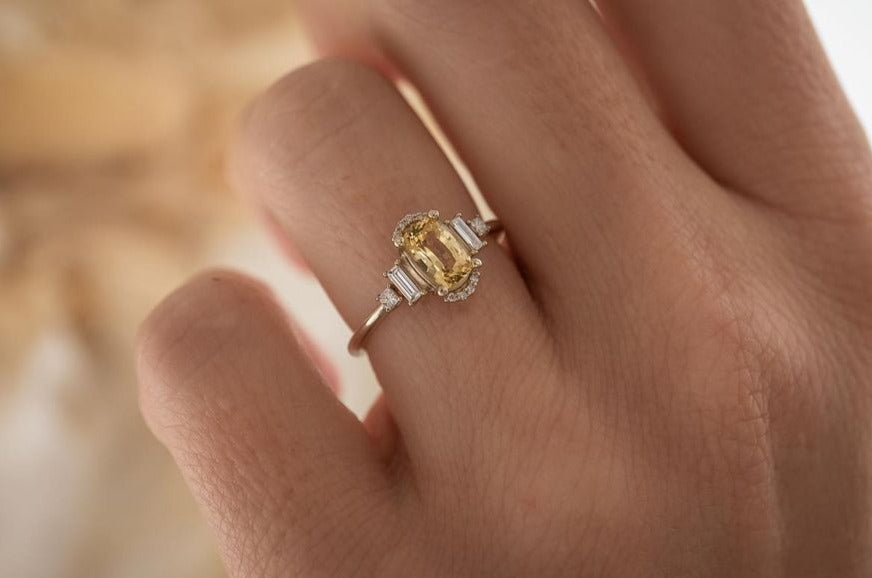 2.8Ct Canary Yellow Oval Cut Solitaire Ring | Party Wear Ring For Women | Classic Ring | Personalized Gift