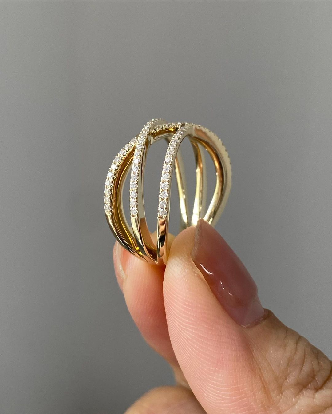 2.88Ct White Round Cut Pave Band Ring | Wedding Gift Band Ring | Designer Band Ring