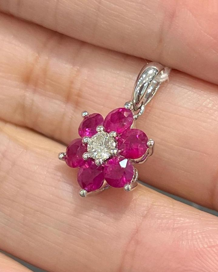 2.10Ct White Round Cut Cluster Pendant | Wedding Gift For Bridal | Forever One Pendant | Beautiful And Charming Pendant