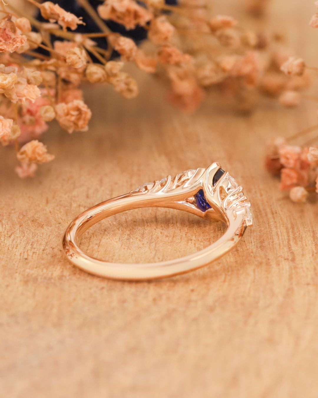 3.2CT Blue Cushion Cut Solitaire Ring | Engagement Ring For Fiancee | Glamorous Ring | Women Jewelry Collection
