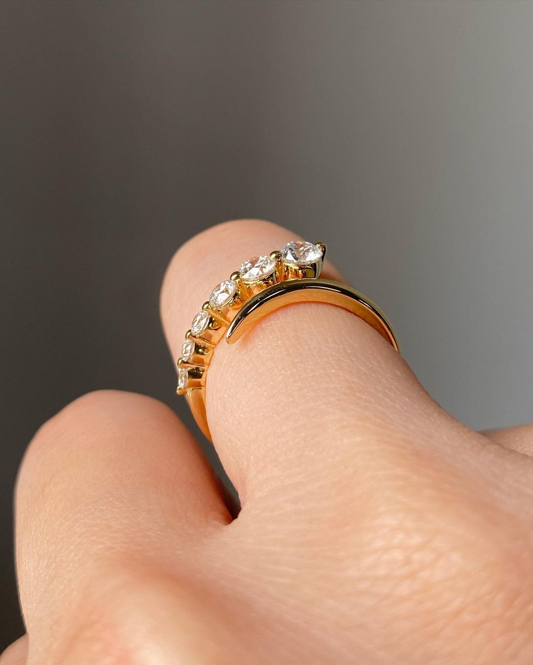2.80Ct White Round Cut Prong Band Ring | Unique Band Ring | Surprise Gift Band Ring