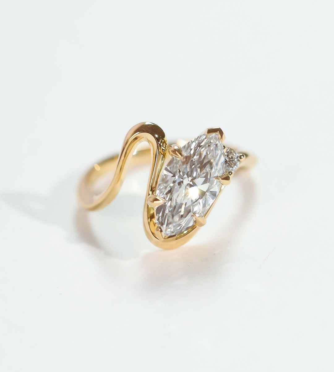 2.5Ct White Marquise Cut Solitaire Ring Set | Engagement Ring Set | Special Occasion Ring Set | Promise Ring Set