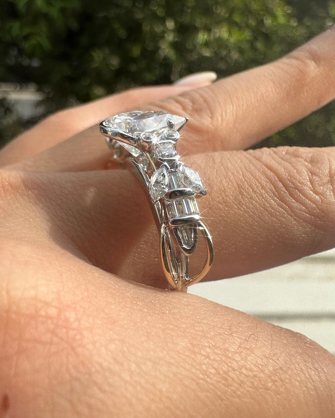 2.8Ct White Pear Cut Solitaire Ring | Anniversary Gift Ring | Fashion Jewelry | Proposal Ring