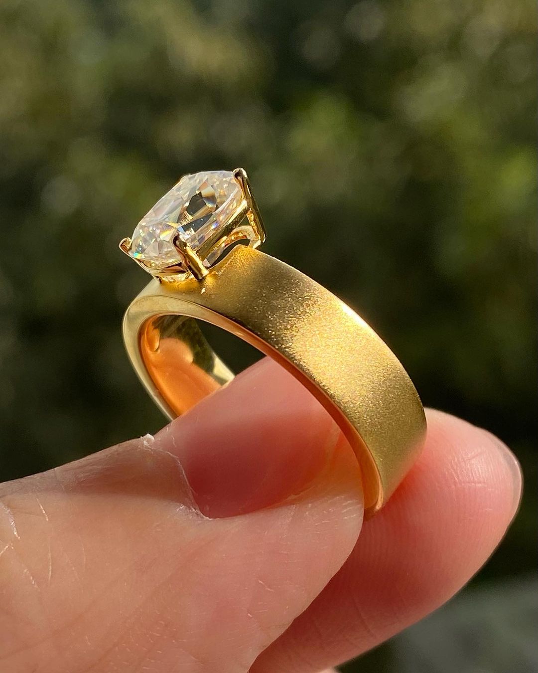 2.98Ct White Cushion Cut Solitaire Ring | Women Jewelry | Timeless Design For Her
