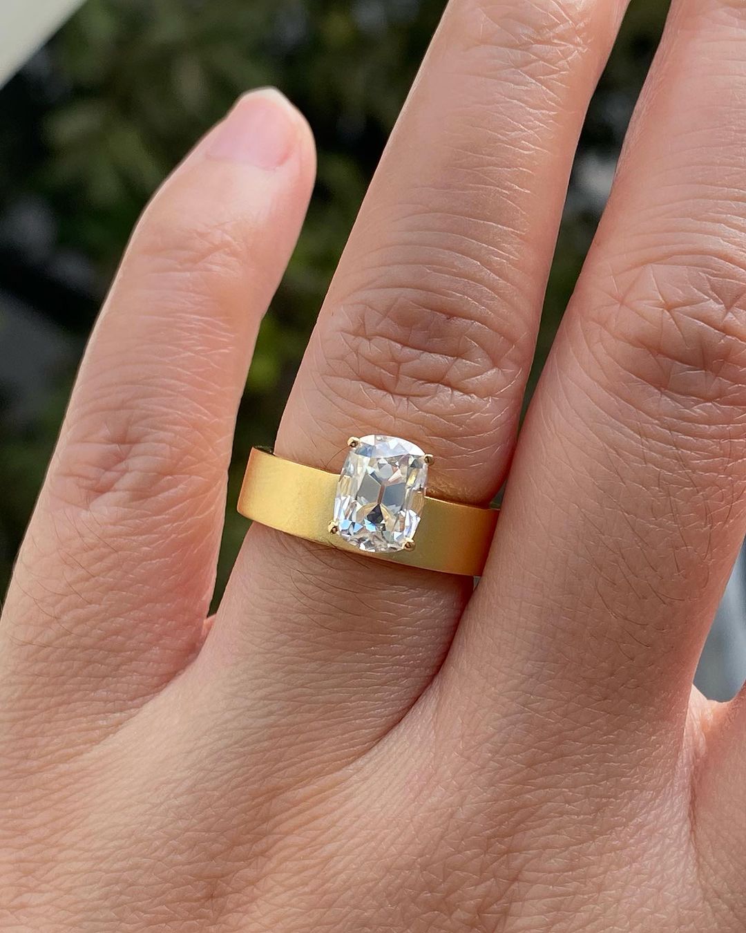 2.98Ct White Cushion Cut Solitaire Ring | Women Jewelry | Timeless Design For Her