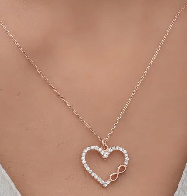 Heart Shape 2.30Ct White Round Cut Pave Pendant | Perfect Anniversary Gift Pendant For Wife | Lovable Pendant For Her | Timeless Design