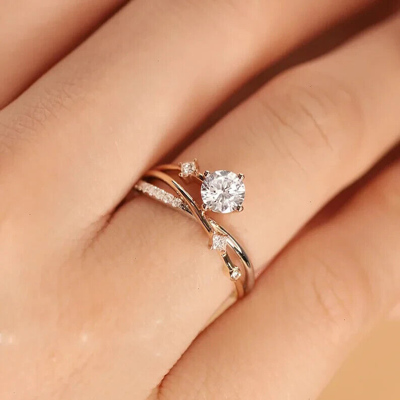 2.5Ct White Round Cut Solitaire Ring | Engagement Ring For Fiancee | Proposal Ring | Classic Ring