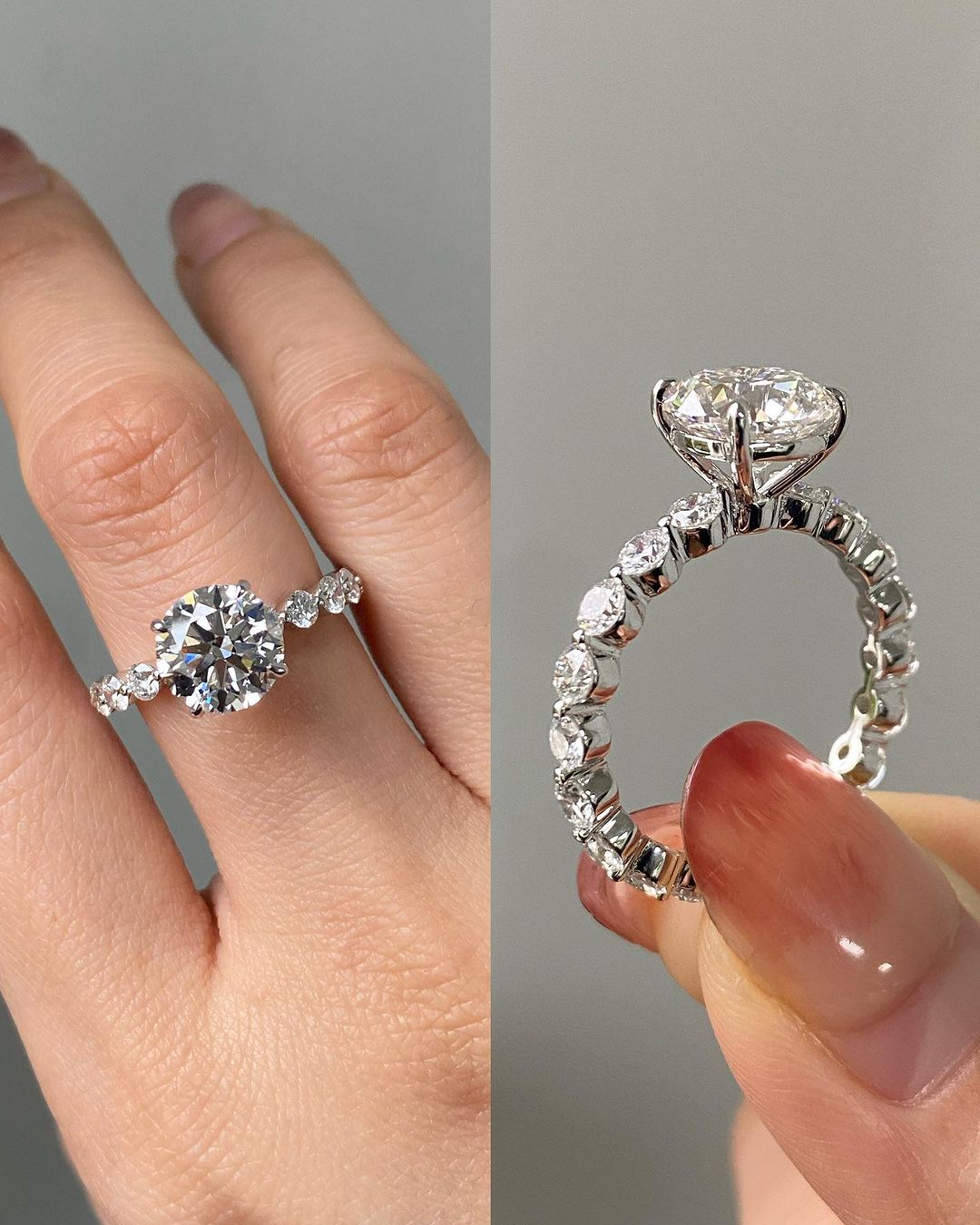 2.8Ct White Round Cut Solitaire Ring | Anniversary Gift Ring For Wife | Special Occasion Ring | Daily Wear Ring