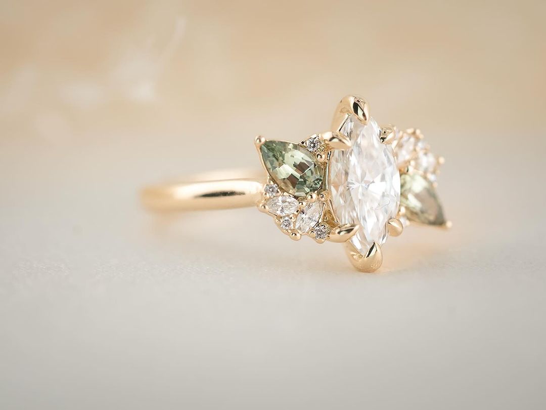 2.6Ct White Marquise Cut Solitaire Ring | Anniversary Gift Ring For Wife | Six Prong Ring | Occasion Ring