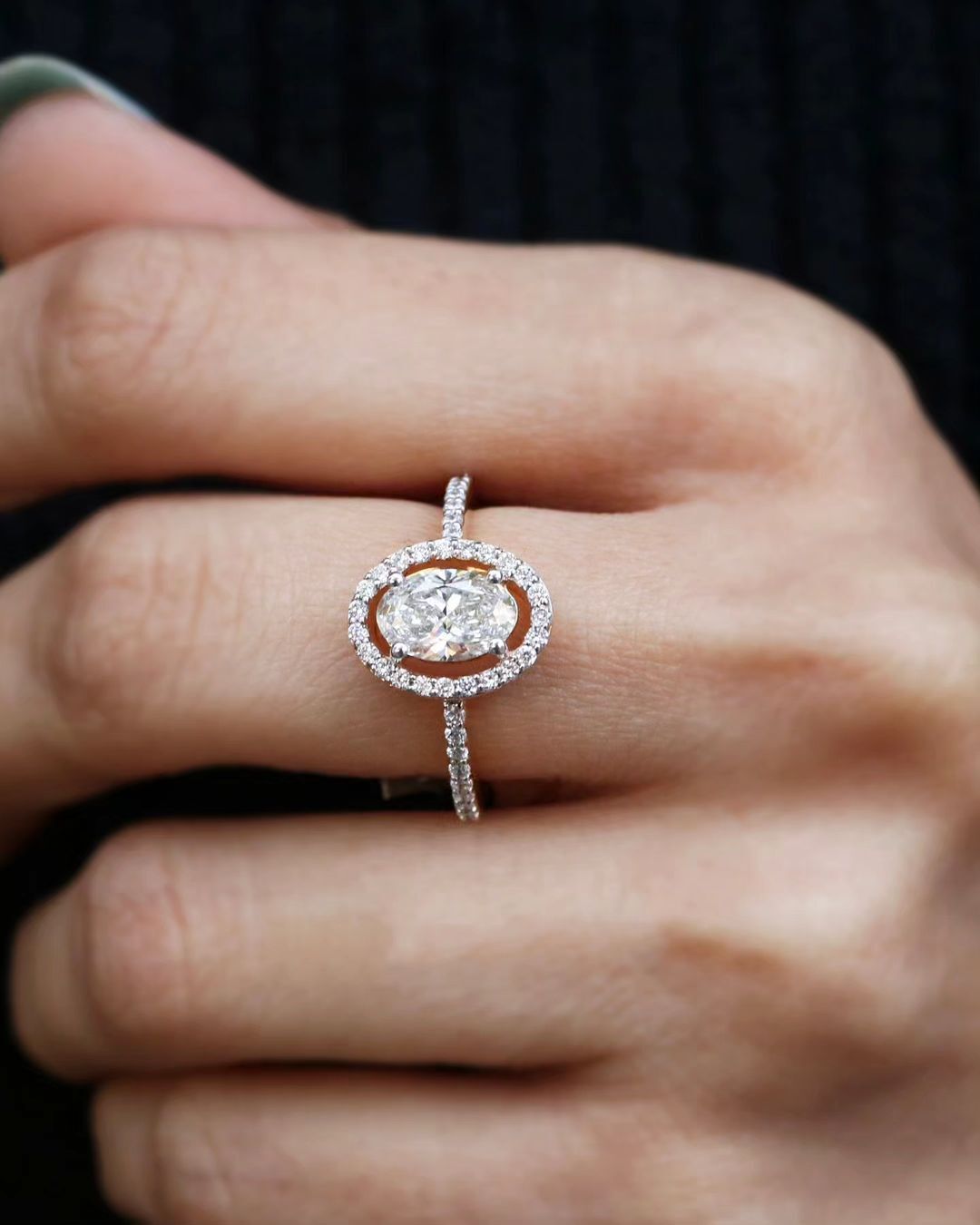 2.8Ct White Oval Cut Solitaire Ring | Anniversary Gift Ring For Wife | Statement Ring | Beautiful Ring