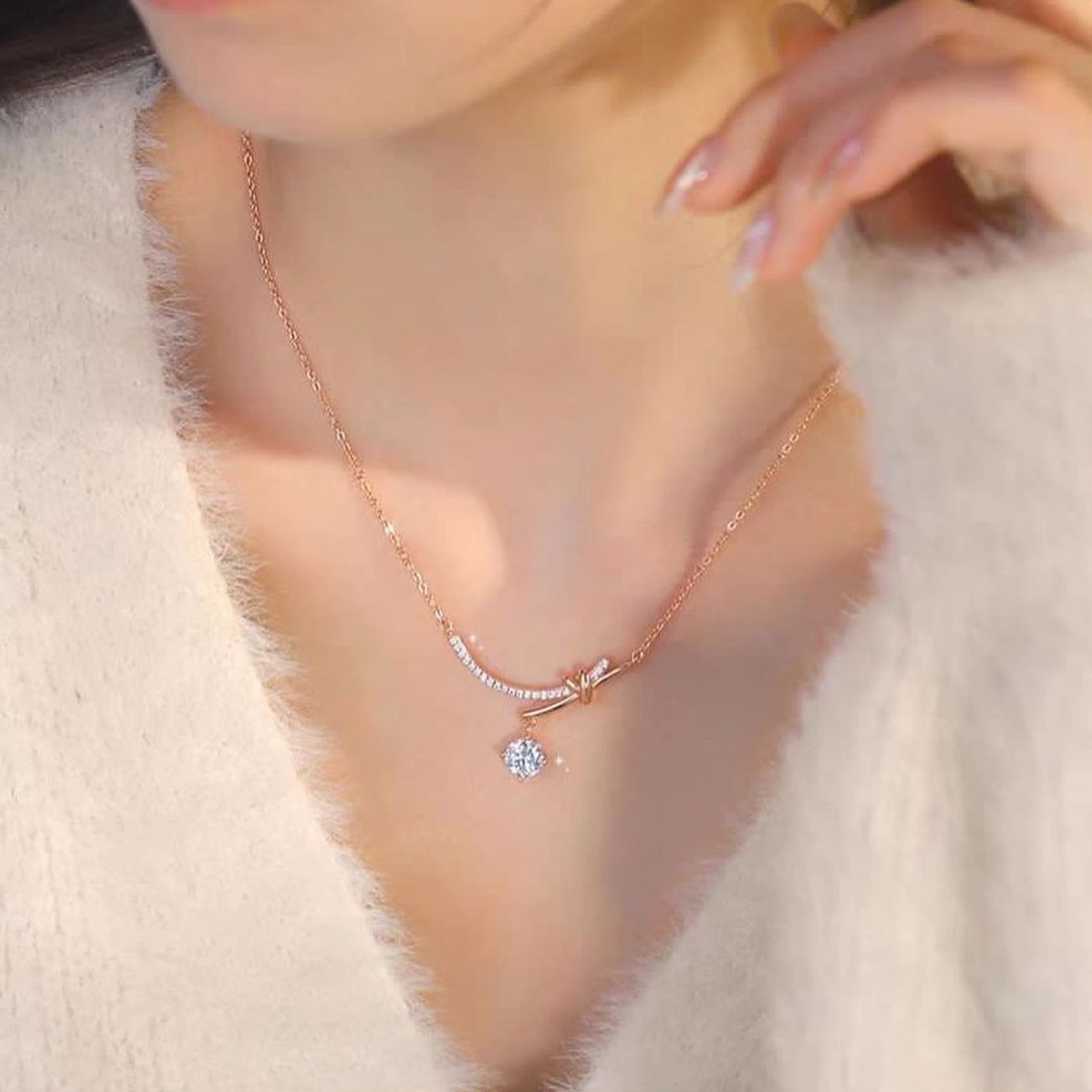 2.50Ct White Round Cut Solitaire Pendant | Anniversary Gift Pendant | Surprise Gift Pendant For Wife | Designer Jewelry Piece
