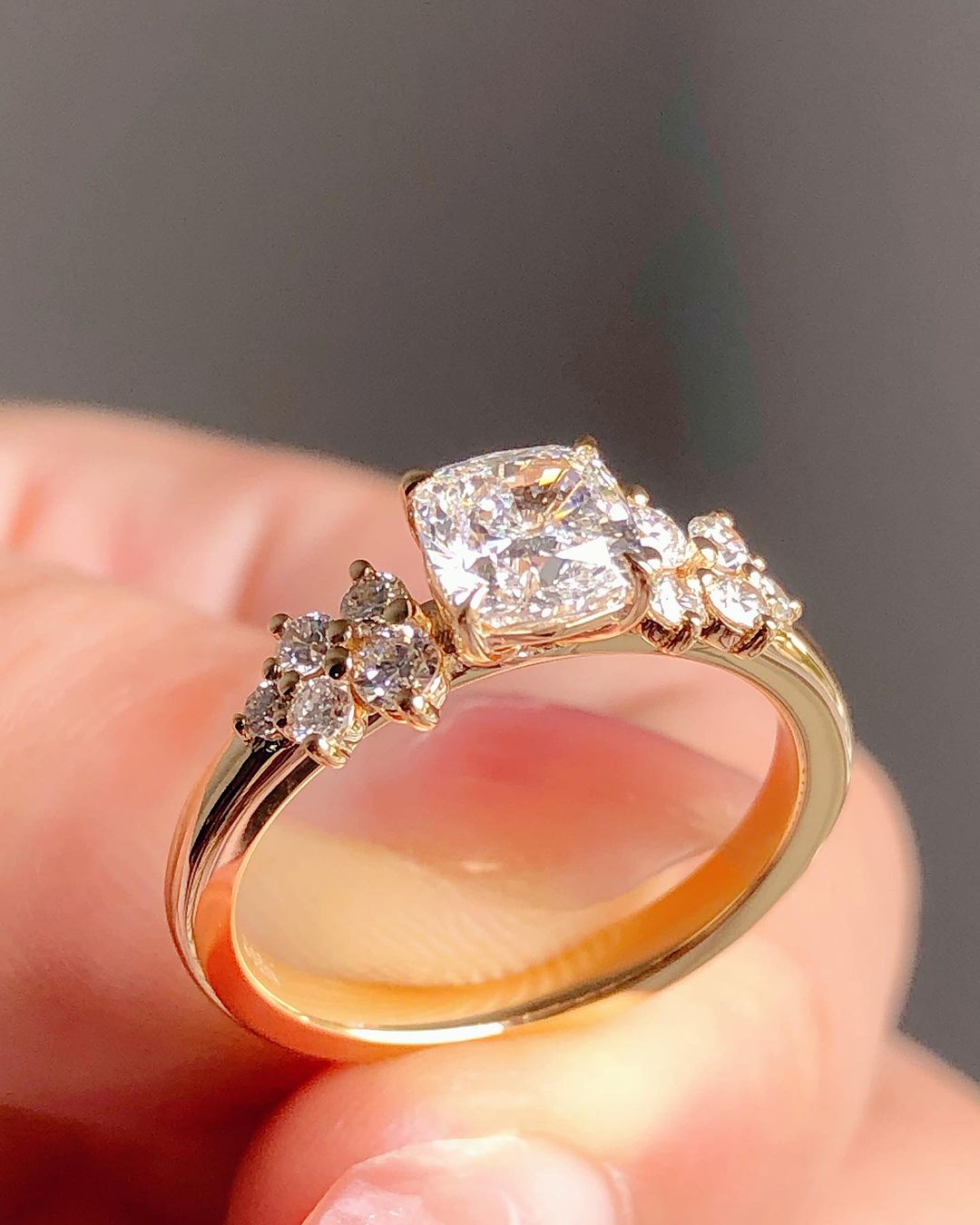 2.5Ct White Cushion Cut Solitaire Ring | Engagement Wedding Ring | Timeless Design | Daily Wear Ring