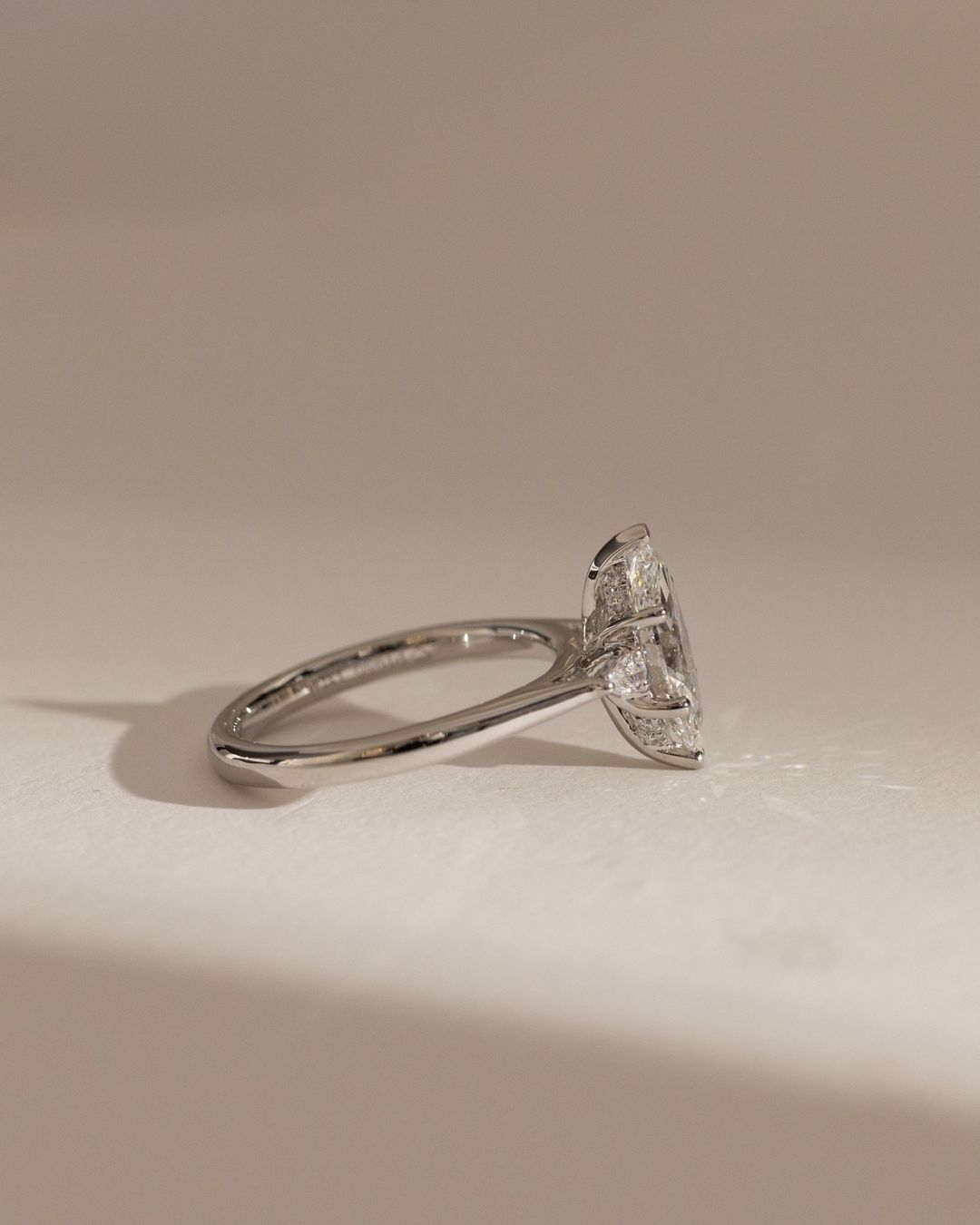 2.2Ct White Marquise Cut Three Stone Ring | Anniversary Gift Ring For Wife | Trilogy Stone Ring For Women | Fashion Jewelry