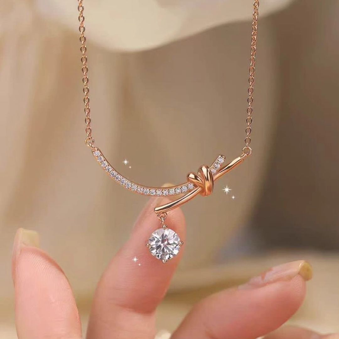 2.50Ct White Round Cut Solitaire Pendant | Anniversary Gift Pendant | Surprise Gift Pendant For Wife | Designer Jewelry Piece