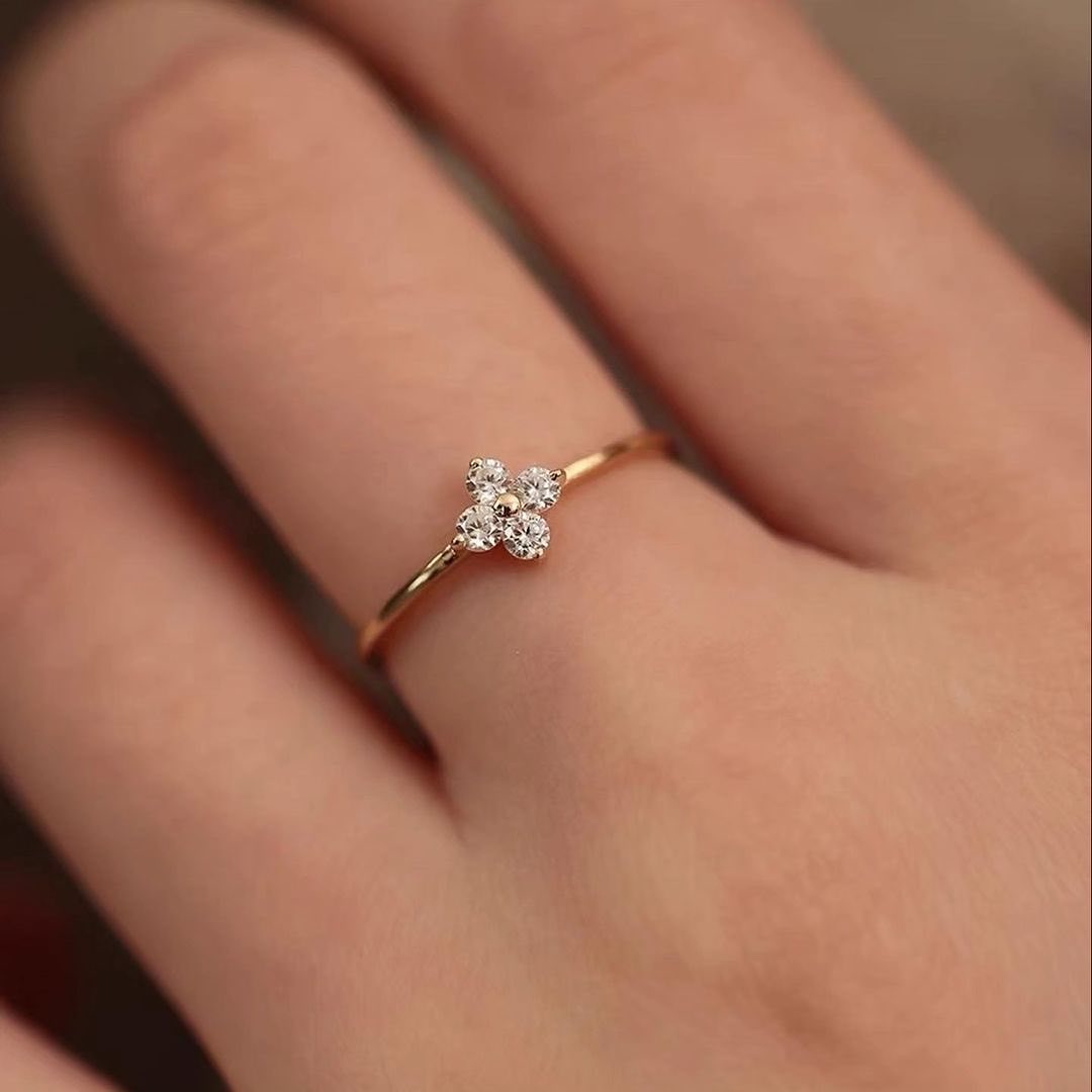 1.6Ct White Round Cut Prong Ring | Engagement Promise Ring For Fiancee | Minimalist Ring | Daily Wear Ring