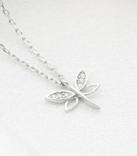 Dragonfly Shape 1.50Ct White Round Cut Prong Pendant | Surprise Gift Pendant | Proposal Pendant For Girlfriend | Classic Pendant