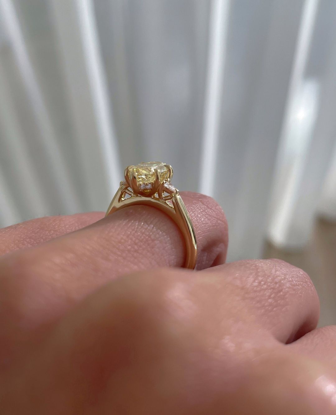 2.8Ct Canary Yellow Marquise Cut Solitaire Ring | Wedding Ring | Women Jewelry | Designer Ring