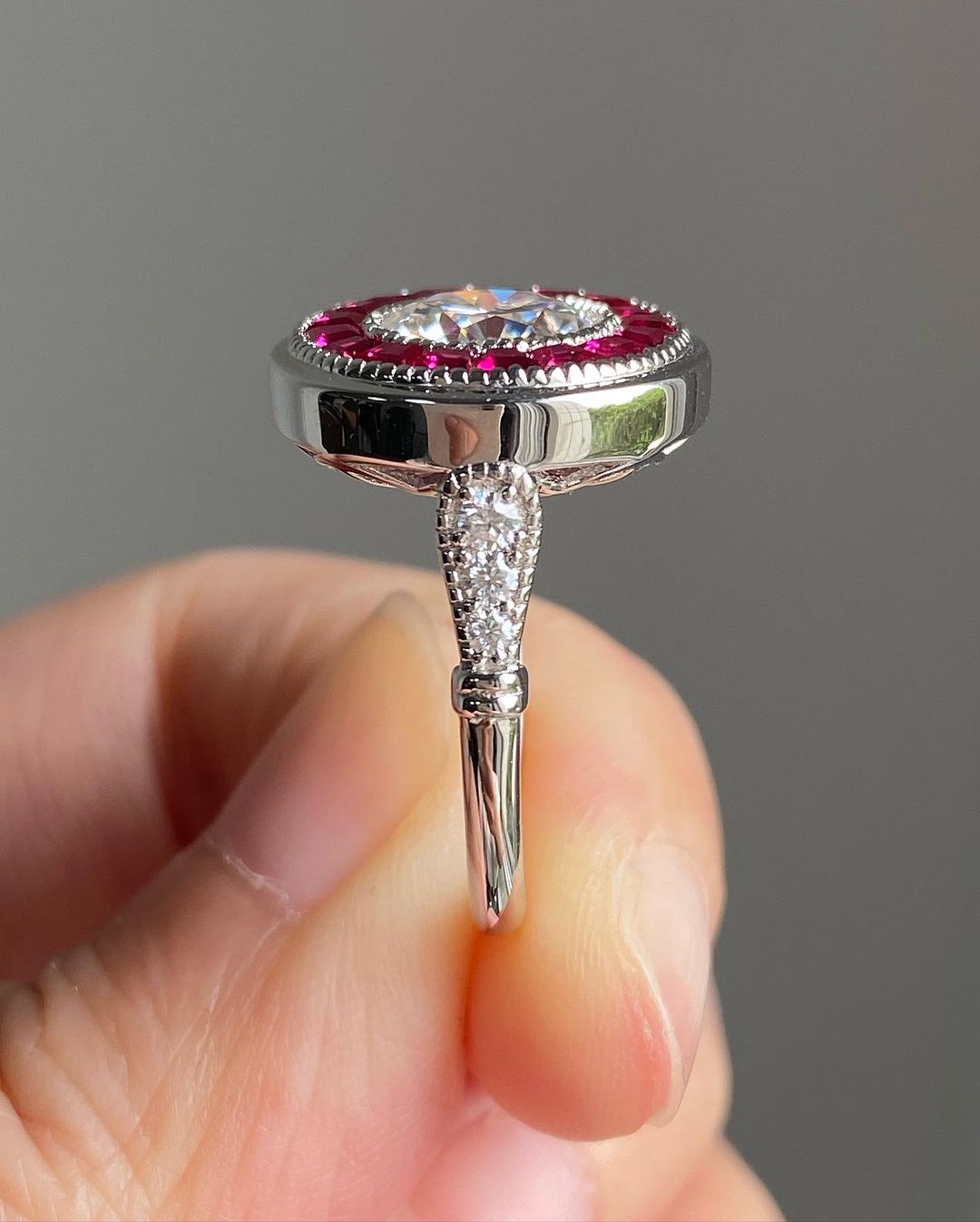 2.6CT White Round Cut Bezel Ring | Party Wear Ring | Fancy Ring | Gift For Women