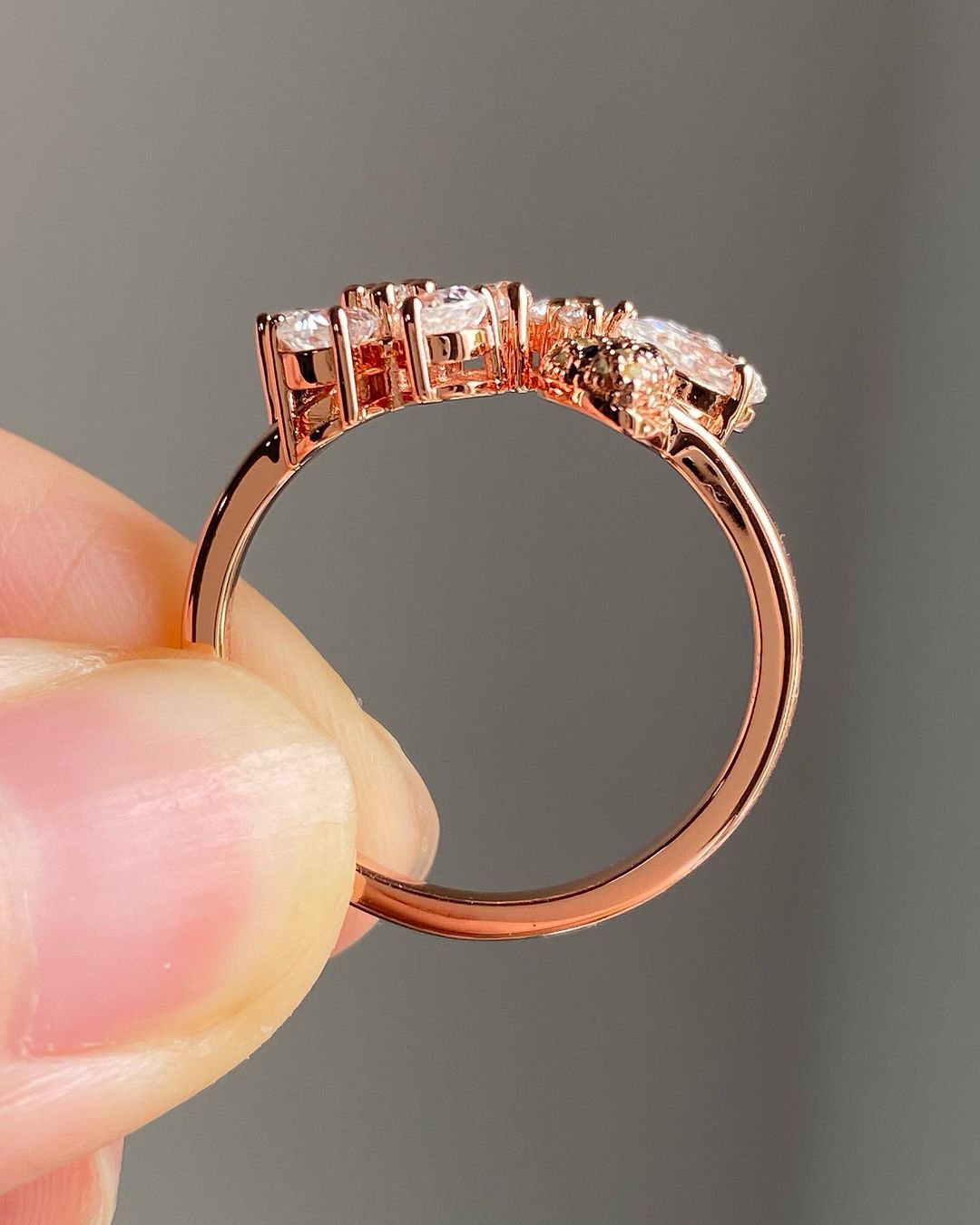 2.2Ct White Flower Look Diamond Cluster Ring | Party Wear Ring For Women | Fashionable Ring | Designer Ring