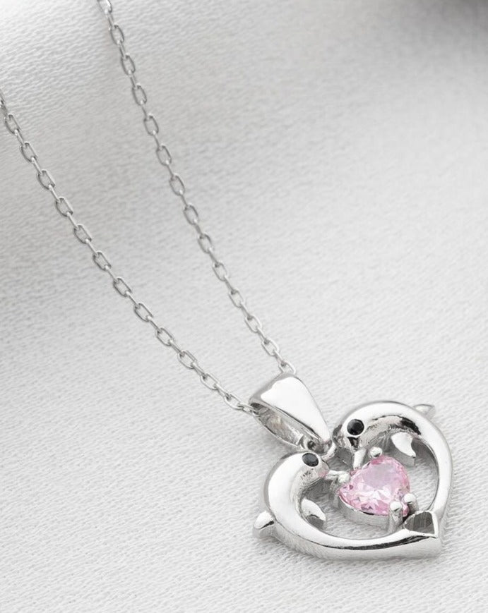 2.50Ct Light Pink Heart Cut Solitaire Pendant | Anniversary Gift Pendant For Wife | Proposal Pendant For Her | Everyday Wear Pendant For Women