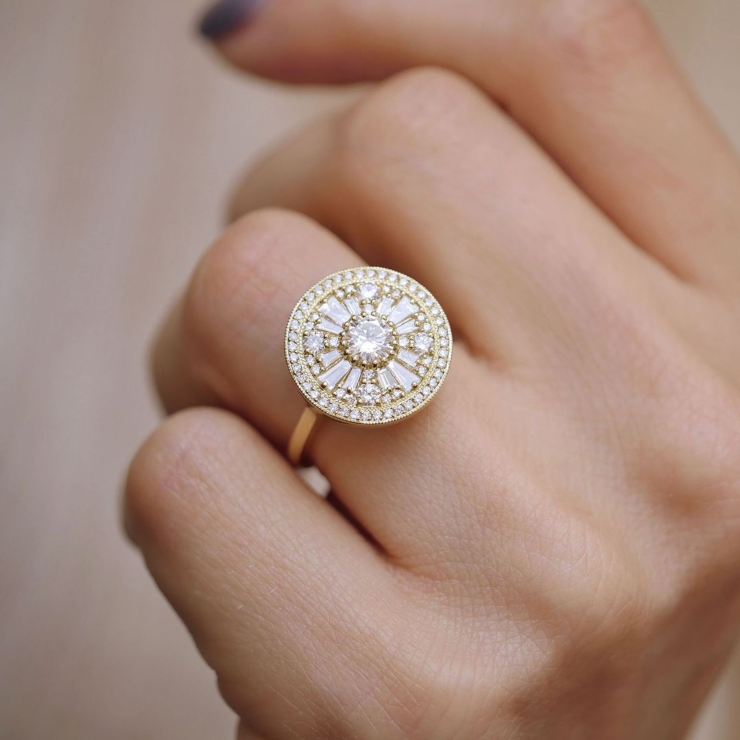2.2Ct White Round Cut Solitaire Ring | Party Wear Ring For Women | Bridal Ring | Designer Ring