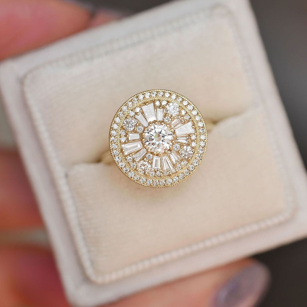 2.2Ct White Round Cut Solitaire Ring | Party Wear Ring For Women | Bridal Ring | Designer Ring