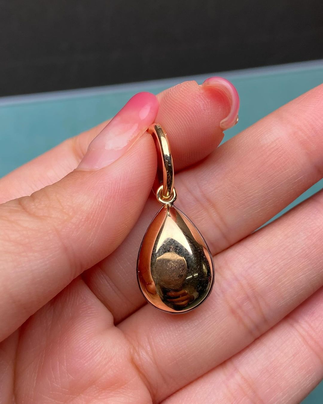 3.20Ct Green Pear Cut Halo Pendant | Anniversary Gift Pendant | Customize Pendant | Bridal Jewelry | Jewelry Collection