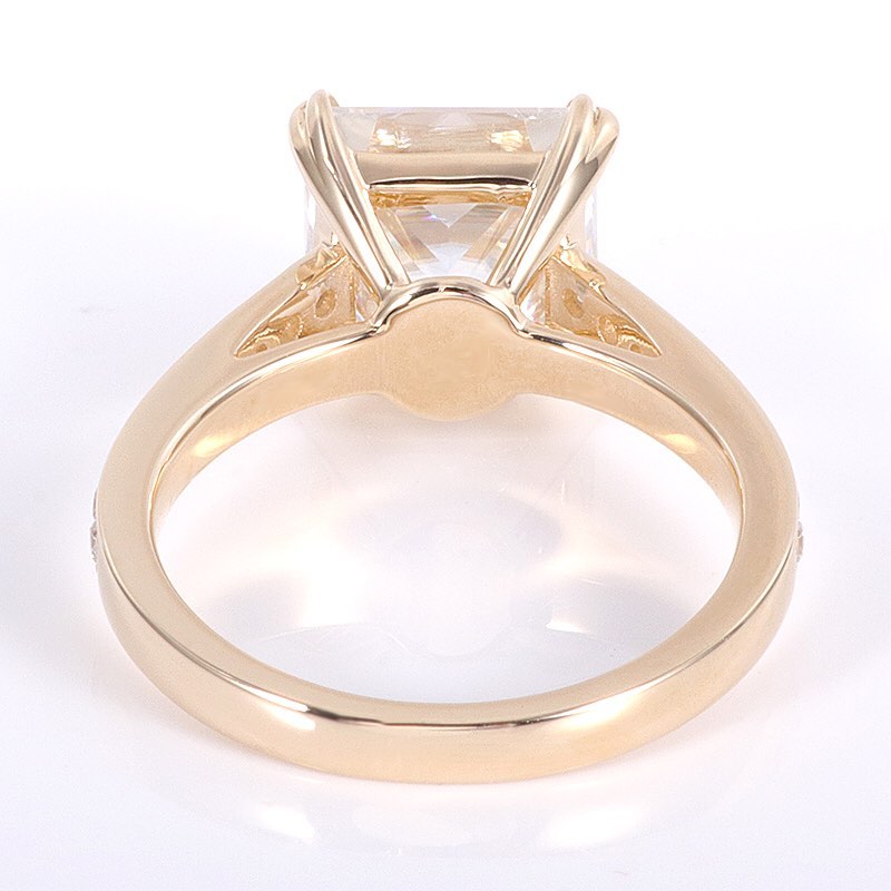 2.95Ct White Princess Cut Solitaire Ring | Engagement Ring | Anniversary Gift Ring | Fashion Jewelry