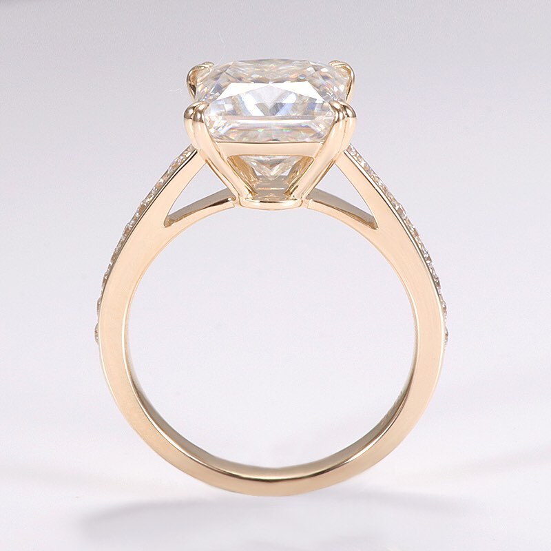 2.95Ct White Princess Cut Solitaire Ring | Engagement Ring | Anniversary Gift Ring | Fashion Jewelry