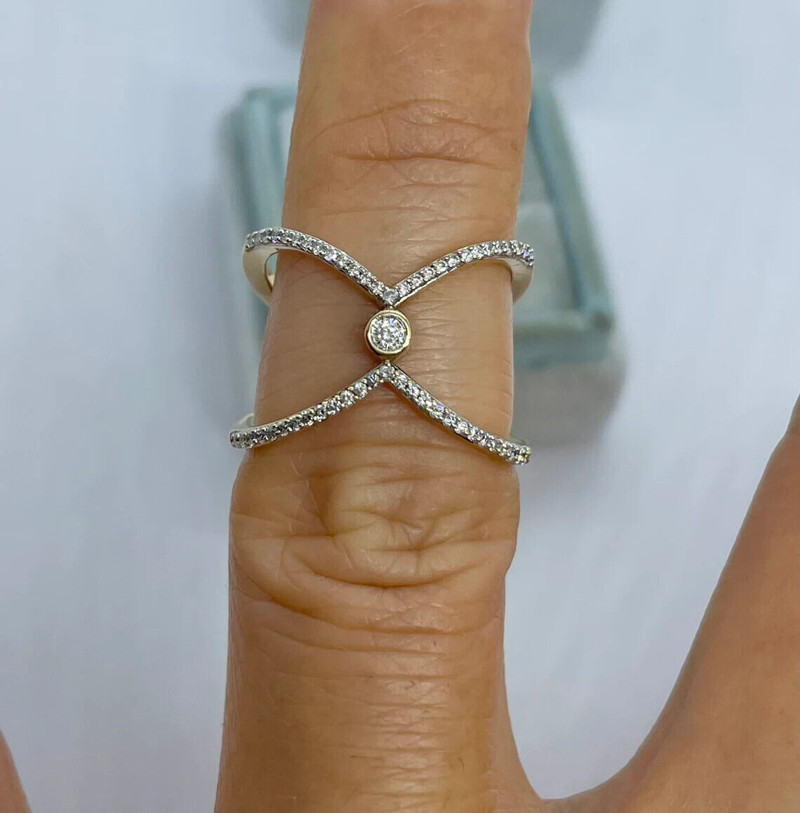 1.50Ct White Round Cut Bezel Ring | Special Occasion Ring | Party Wear Ring | Minimalist Ring