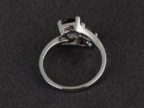3.20Ct Red Trillion Cut Two Stone Ring | Wedding Ring For Bridal | Birthday Gift Ring For Women